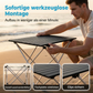 Ultraleichter klappbarer Campingtisch aus Aluminium