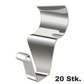 🧱 50 % RABATT! 🏠 Robuste Hakenhalterungen aus Edelstahl 304 für Vinylverkleidungen – bohrfreie Montage für Dekorationen im Außenbereich 🔩