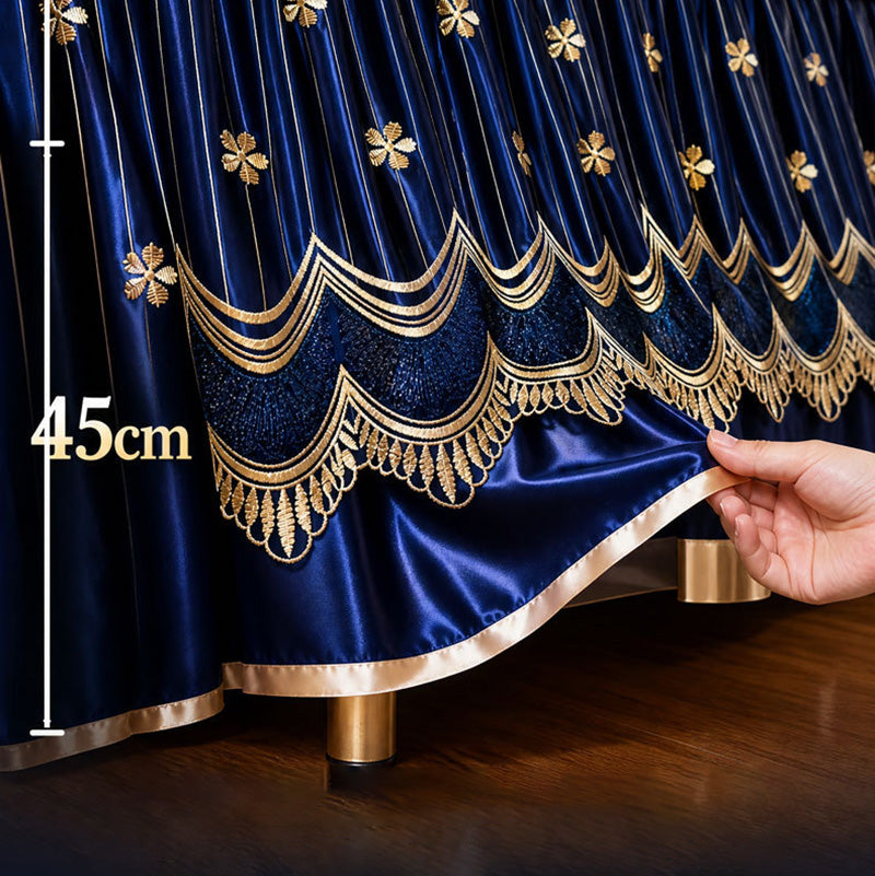 🛏️ 50 % Rabatt! 🧵 Gesteppter Bettvolant – atmungsaktiv, rundum blickdicht & einfach anzubringen ✨