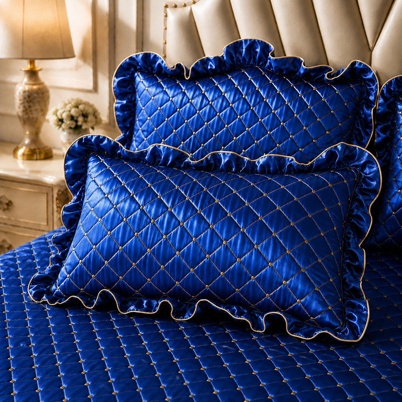 🛏️ 50 % Rabatt! 🧵 Gesteppter Bettvolant – atmungsaktiv, rundum blickdicht & einfach anzubringen ✨