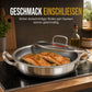 🍳 50 % RABATT 🥘 Verdickter Edelstahl-Antihaft-Wok mit Deckel, flacher Boden, zwei Griffe, hitzebeständig & leicht zu reinigen ✨