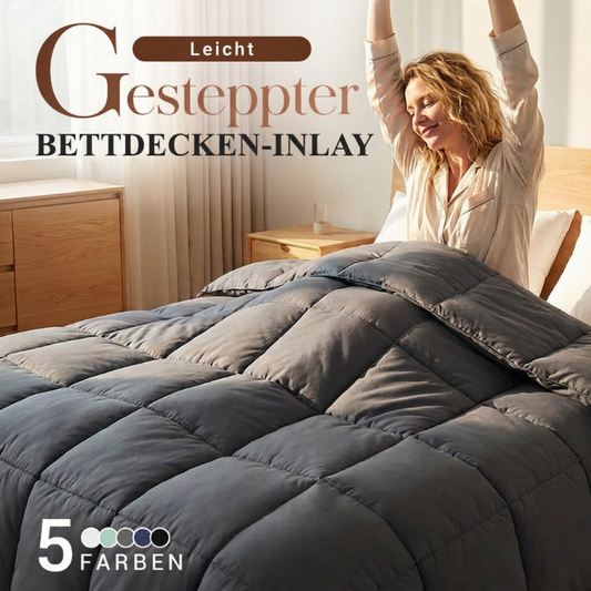 🛏️ 50% Rabatt! ✨ Leichte und atmungsaktive gesteppte Bettdecke – hochwertige Füllung aus Alternative zu Daunen, Kastensteppung und sichere Ecklaschen – allergikerfreundlicher Ganzjahreskomfort für empfindliche Schläfer 🌙