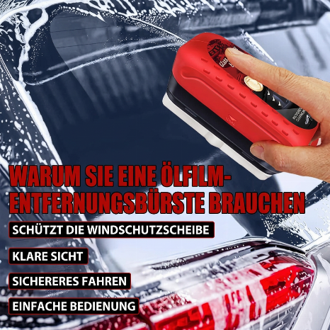 📢📢50% RABATT !!⏰Auto Glas Ölfilm Reinigungsbürste — Bessere Sicht im Regen 🌧️