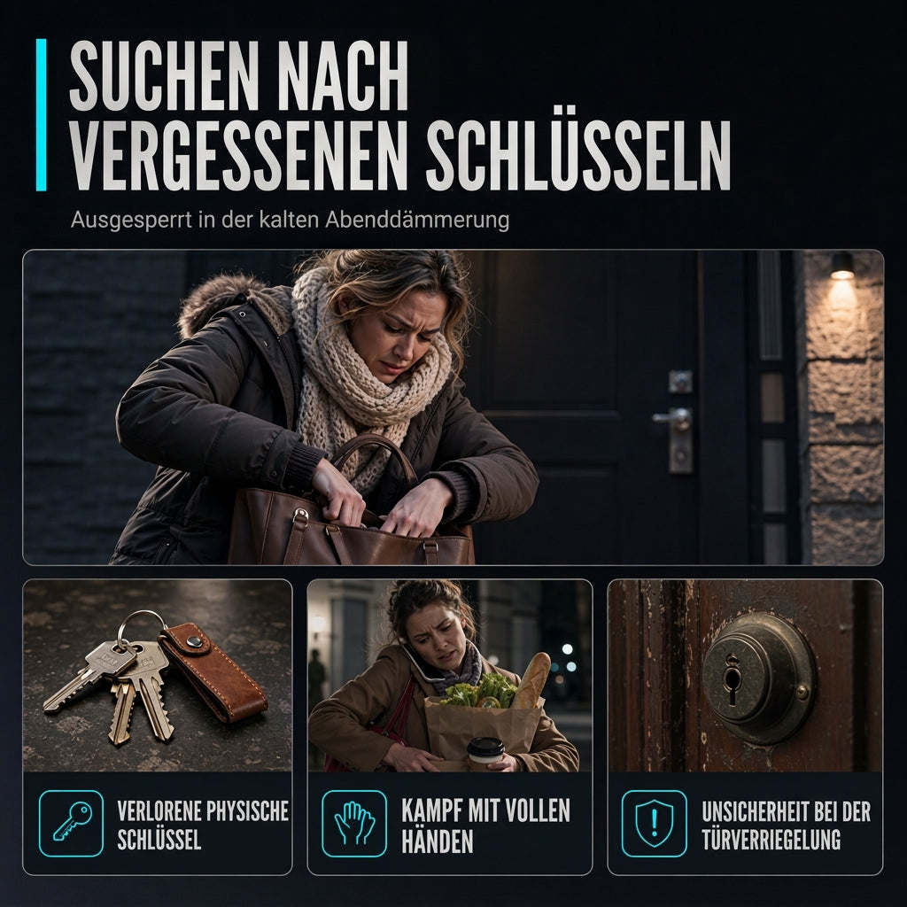 🔐 50% Rabatt! 🚪Smartes Türschloss mit Fingerabdruck, Gesichtserkennung & Fernzugriff