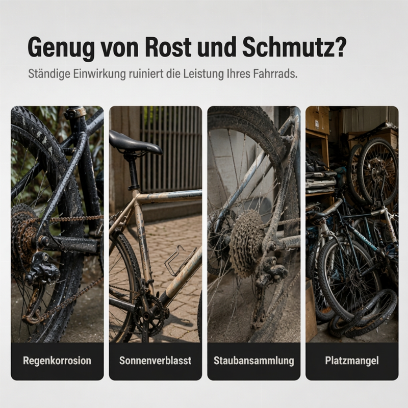 🚲🌧️ 50% RABATT! Wetterfeste Fahrradgarage – Wasserdicht, UV-stabil & windfest – Alu-/Stahlrahmen mit PE-/Oxford-Plane – Platz für 1–2 (oder 2–4) Räder, E-Bikes & Gartengeräte – Perfekt als Carport-Zelt & Geräteschuppen ✨