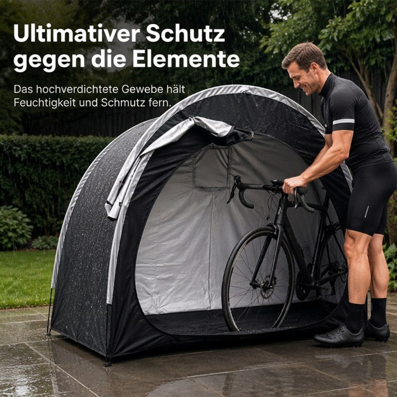 🚲🌧️ 50% RABATT! Wetterfeste Fahrradgarage – Wasserdicht, UV-stabil & windfest – Alu-/Stahlrahmen mit PE-/Oxford-Plane – Platz für 1–2 (oder 2–4) Räder, E-Bikes & Gartengeräte – Perfekt als Carport-Zelt & Geräteschuppen ✨