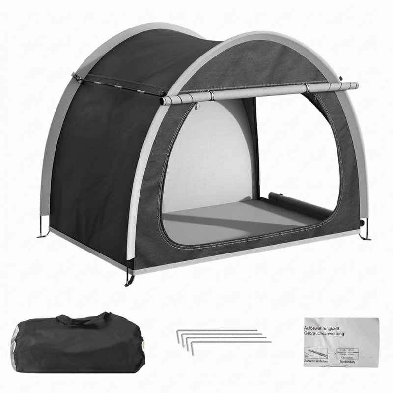 🚲🌧️ 50% RABATT! Wetterfeste Fahrradgarage – Wasserdicht, UV-stabil & windfest – Alu-/Stahlrahmen mit PE-/Oxford-Plane – Platz für 1–2 (oder 2–4) Räder, E-Bikes & Gartengeräte – Perfekt als Carport-Zelt & Geräteschuppen ✨