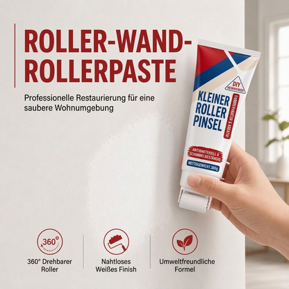 🥳2026 HEIßER VERKAUF🥳💞50.000+ VERKAUFT! 🧱🖌️ 56% RABATT! Wasserdichte Wandreparaturspachtelmasse mit Roller – 300g DIY Creme, schnelle Reparatur von Rissen, Flecken & Abplatzungen. Sicher & einfach! 🏠✅