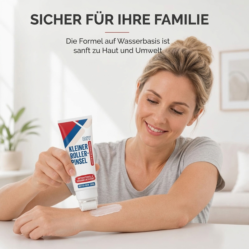 🥳2026 HEIßER VERKAUF🥳💞50.000+ VERKAUFT! 🧱🖌️ 56% RABATT! Wasserdichte Wandreparaturspachtelmasse mit Roller – 300g DIY Creme, schnelle Reparatur von Rissen, Flecken & Abplatzungen. Sicher & einfach! 🏠✅