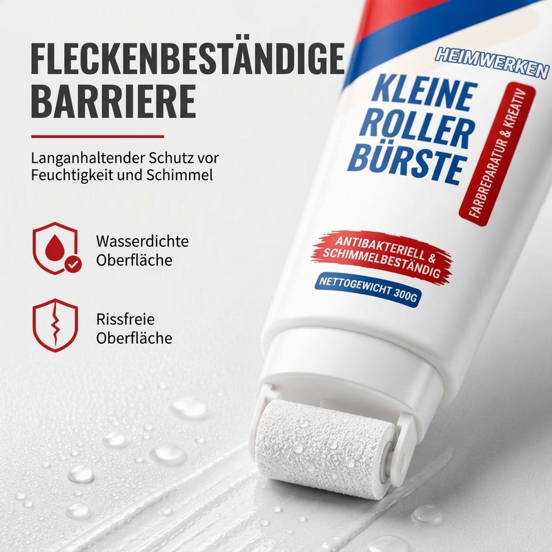 🥳2026 HEIßER VERKAUF🥳💞50.000+ VERKAUFT! 🧱🖌️ 56% RABATT! Wasserdichte Wandreparaturspachtelmasse mit Roller – 300g DIY Creme, schnelle Reparatur von Rissen, Flecken & Abplatzungen. Sicher & einfach! 🏠✅