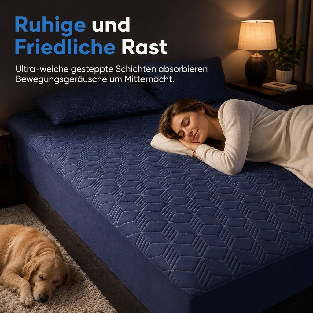 💥2026 Heißer Verkauf🛏️Wasserbettschutz – einfarbiger, maschinenwaschbarer Matratzenschoner, weicher atmungsaktiver Bezug für Schlafzimmer, Gästezimmer & Wohnheim ✨