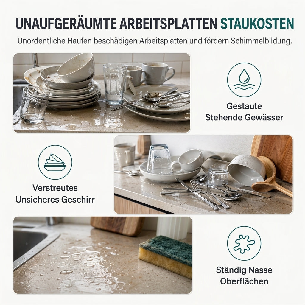 ✨ Mehr Ordnung in deiner Küche! 🍽️ Geschirrabtropfgestell mit mehreren Ebenen – jetzt 50 % sparen!