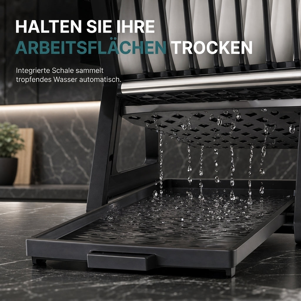 ✨ Mehr Ordnung in deiner Küche! 🍽️ Geschirrabtropfgestell mit mehreren Ebenen – jetzt 50 % sparen!