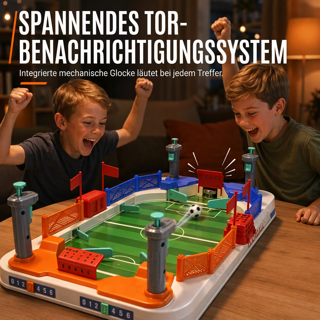 2-Spieler-Schlacht Tischfußball Spiel Interaktives Tischfußball-Brettspielzeug für Kinder