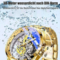 ⌚ FÜR KURZE ZEIT 50% RABATT! ⚡ Zweiseitige Skelettuhr – Nicht-mechanisches Tourbillon, leuchtstark, 30 m wasserdicht ✨