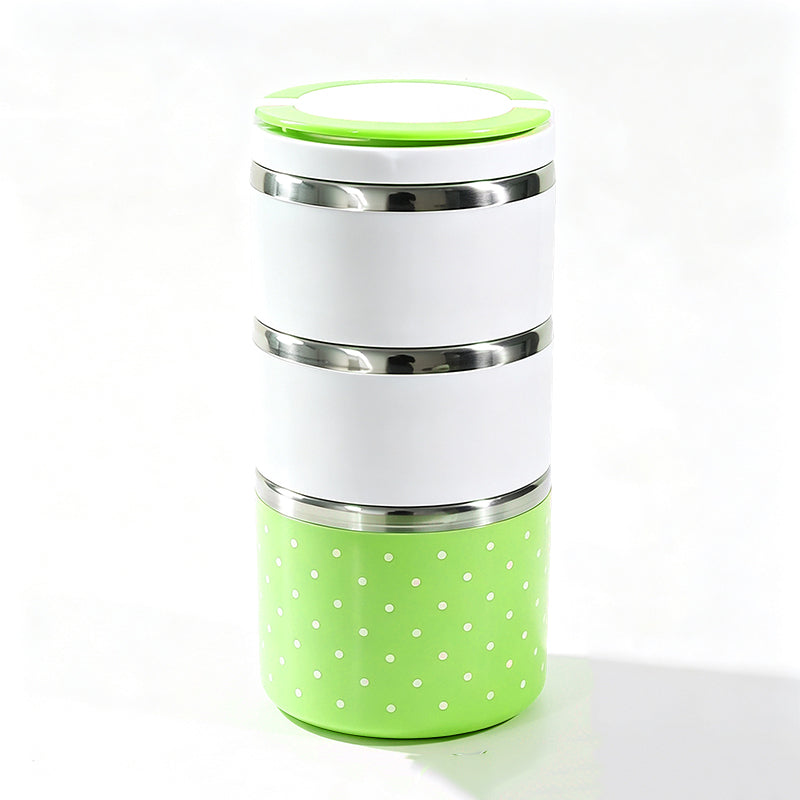 ⏰ NUR FÜR KURZE ZEIT: 50% RABATT!🍱 Edelstahl-Lunchbox mit Deckel – erhöhtes Design, isoliert & tragbar für Schule, Büro & unterwegs