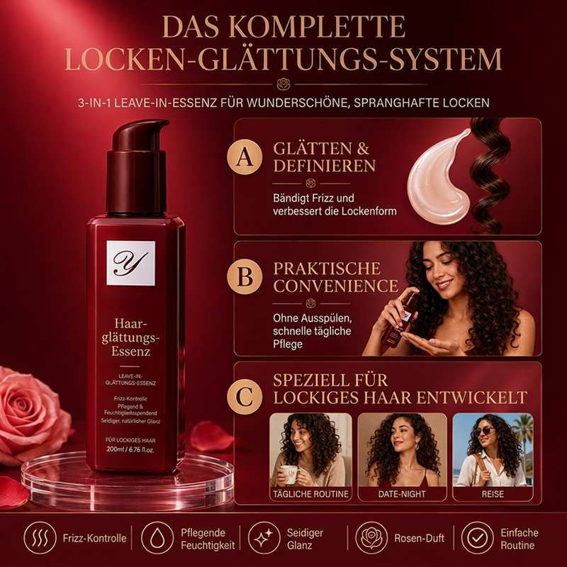 💆 50% RABATT! 🌿 Leave-In-Conditioner – 9 Pflanzenextrakte & glättet Frizz ✨