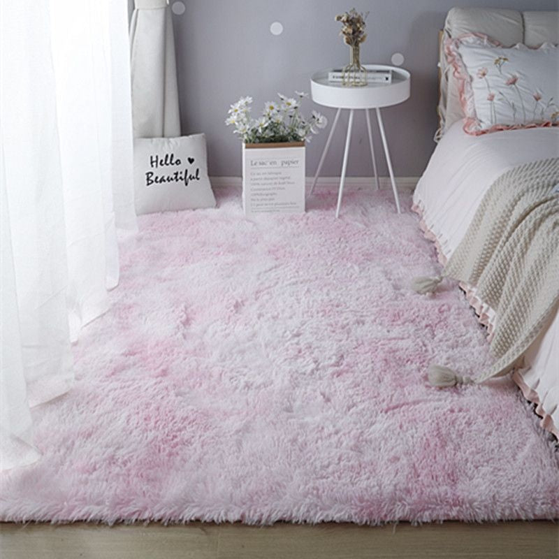 🧸 Weicher, flauschiger Samt-Teppich: dichtes Plüschmaterial, fusselfrei, Wolkenkomfort für Wohnzimmer & Schlafzimmer