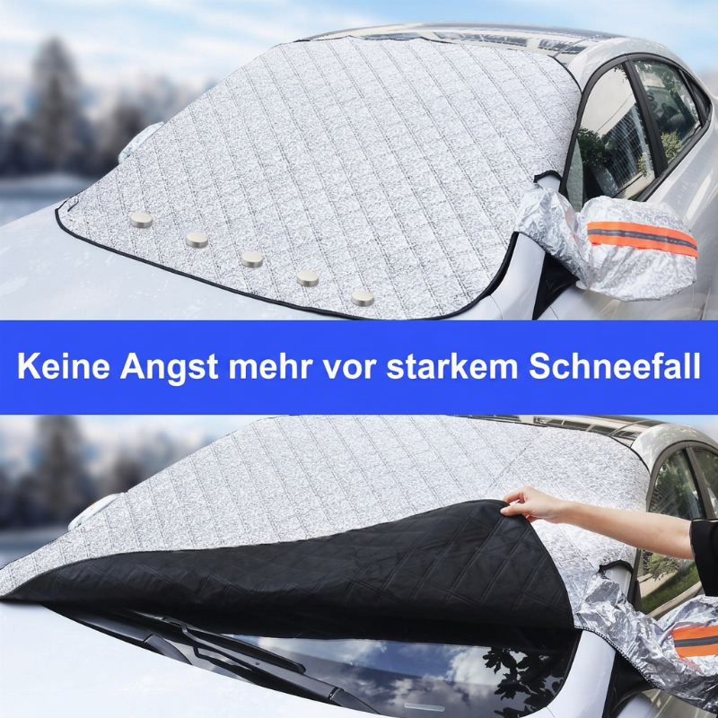 🚗 50% RABATT JETZT! ✨ Frontscheibenabdeckung – Schutz für alle vier Jahreszeiten, Frostschutz & hohe Qualität – perfekt für Autos, Vans und SUVs ❄️☀️