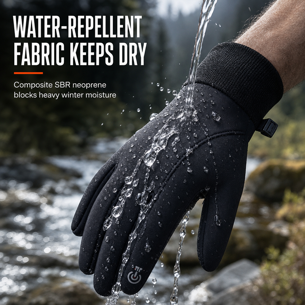 🧤 Nur kurze Zeit 50% Rabatt! Thermo Winterhandschuhe, wasserabweisend, Touchscreen tauglich ❄️