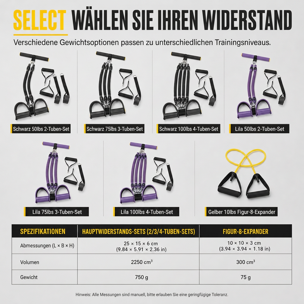 📢📢50% RABATT !!⏰Multifunktionales pedalbetriebenes Widerstandsband, elastisches Zugseil für Bauchübungen, Heimtraining, Yoga und Pilates-Fitness für Männer und Frauen