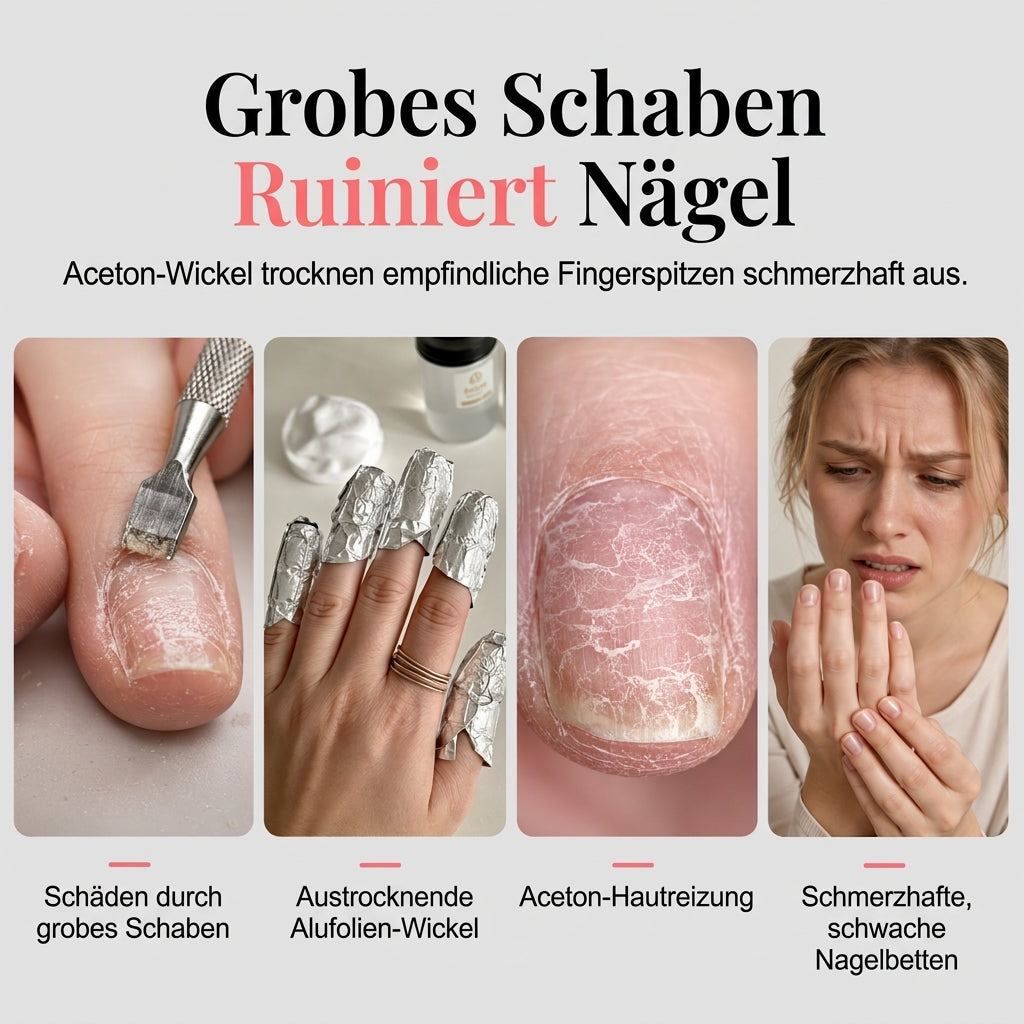 💅LETZTER TAG ZUM SONDERPREIS!!🌸 36W Elektrischer Dampf-Nagellackentferner Professionelles Gerät zum Entfernen von Gel-Nagellack und Acryl für die Maniküre