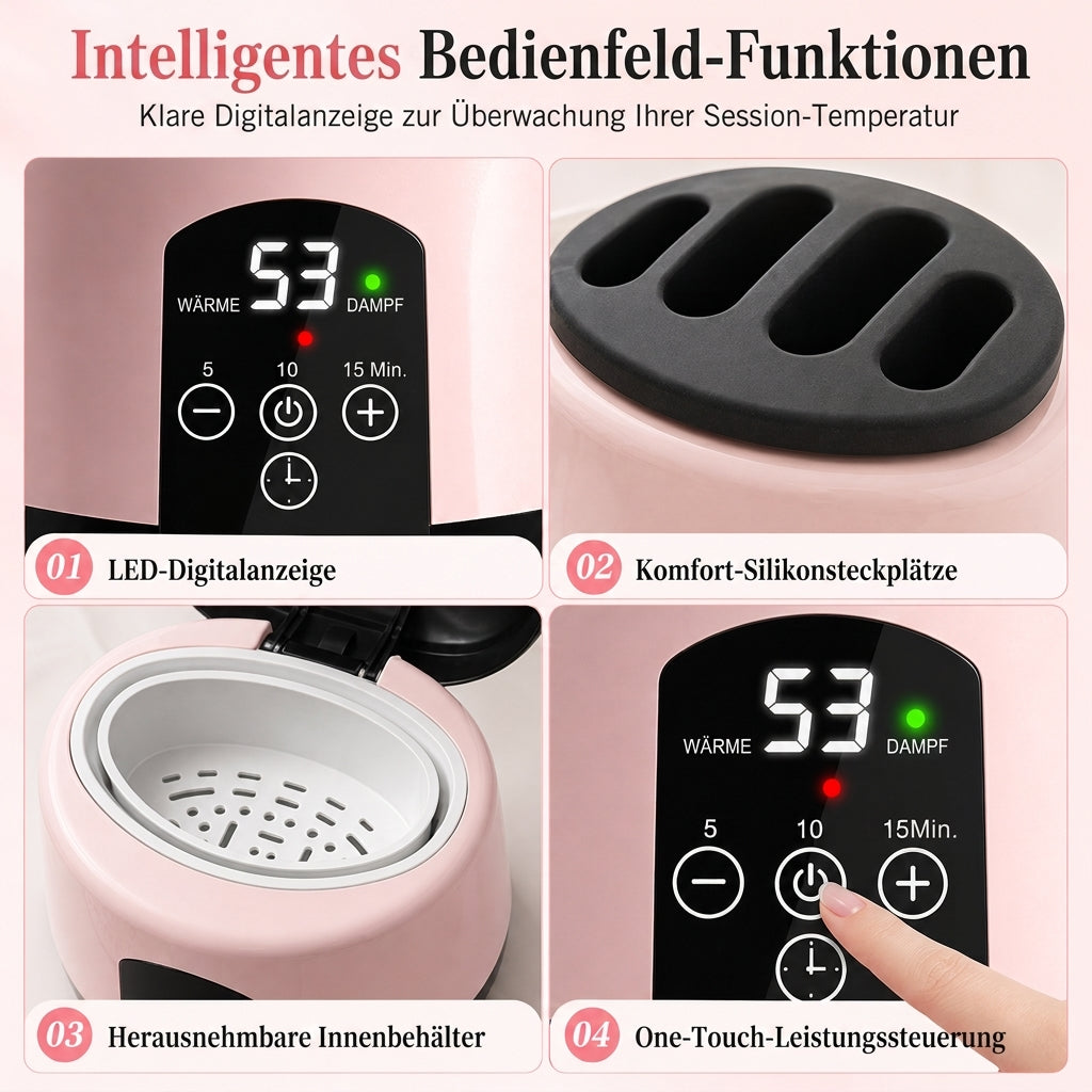 💅LETZTER TAG ZUM SONDERPREIS!!🌸 36W Elektrischer Dampf-Nagellackentferner Professionelles Gerät zum Entfernen von Gel-Nagellack und Acryl für die Maniküre