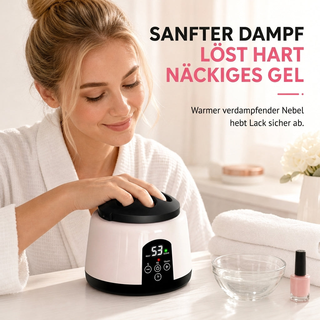 💅LETZTER TAG ZUM SONDERPREIS!!🌸 36W Elektrischer Dampf-Nagellackentferner Professionelles Gerät zum Entfernen von Gel-Nagellack und Acryl für die Maniküre