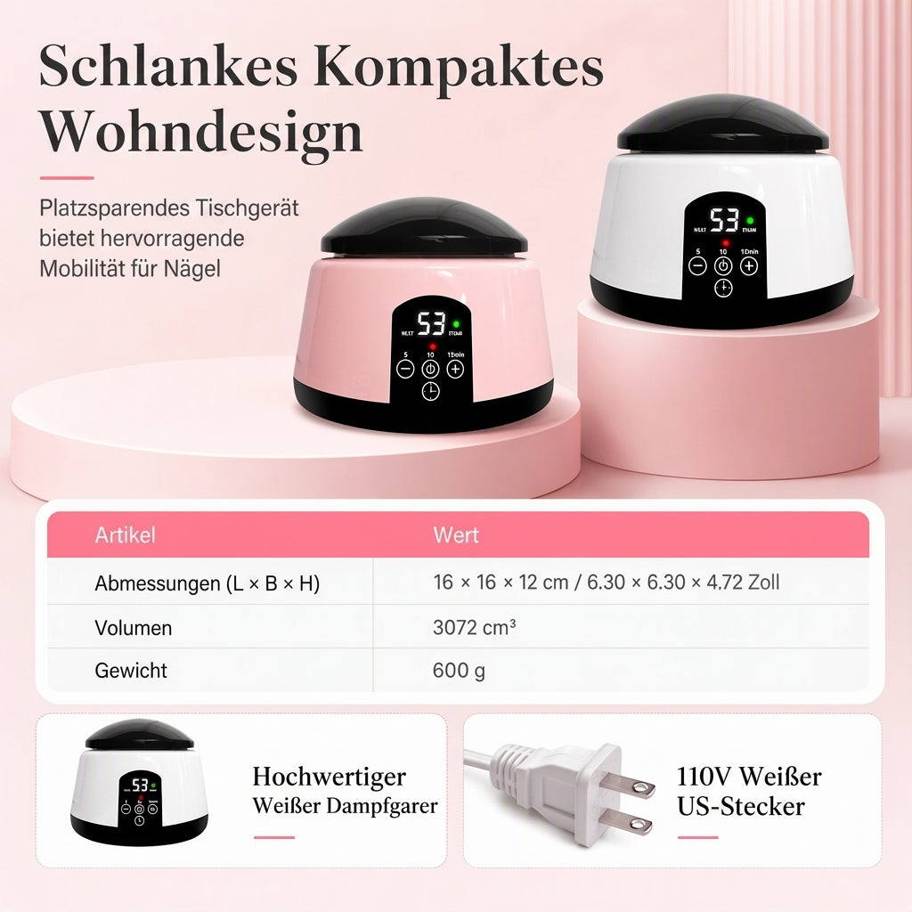 💅LETZTER TAG ZUM SONDERPREIS!!🌸 36W Elektrischer Dampf-Nagellackentferner Professionelles Gerät zum Entfernen von Gel-Nagellack und Acryl für die Maniküre