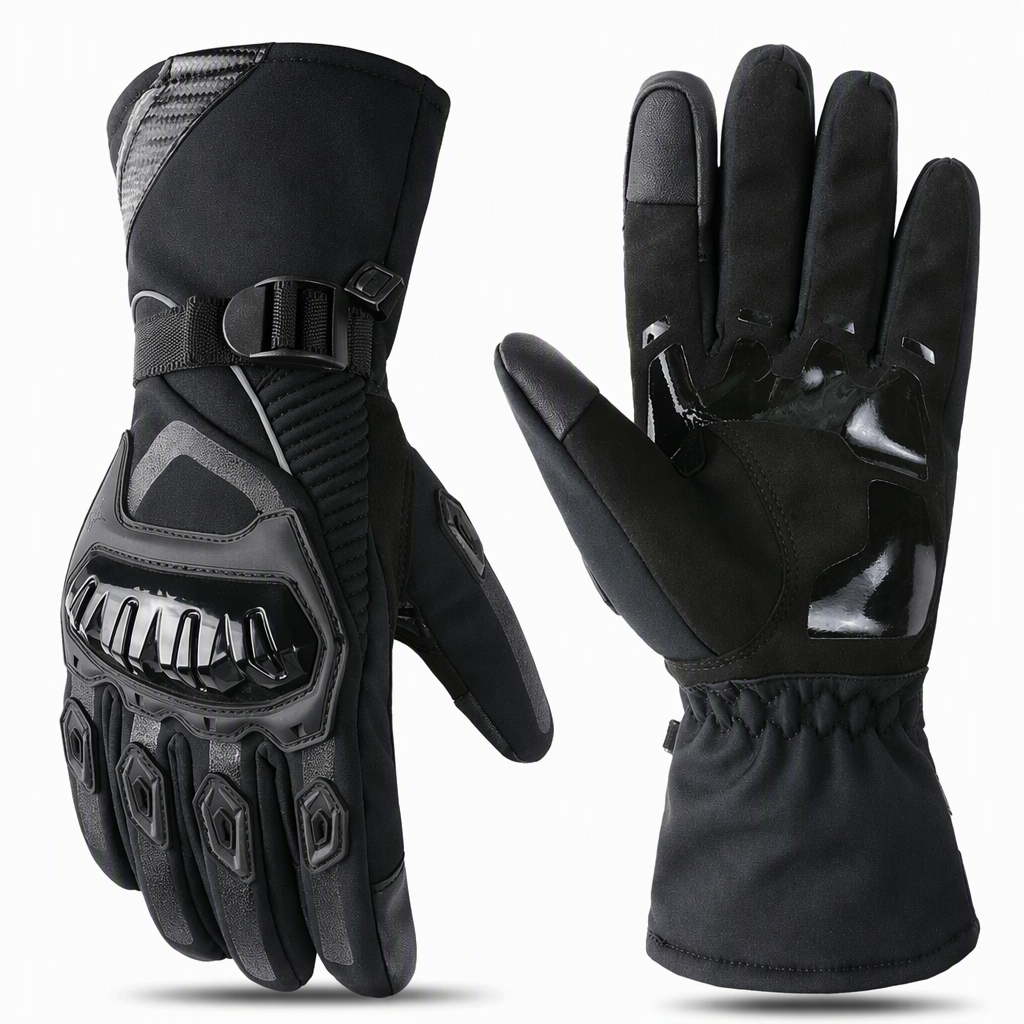 🏍️ 50 % RABATT! 🧤 Wärmende Motorrad-Handschuhe mit Touchscreen, lange Stulpen, verstellbarer Verschluss, M–XXL ✨