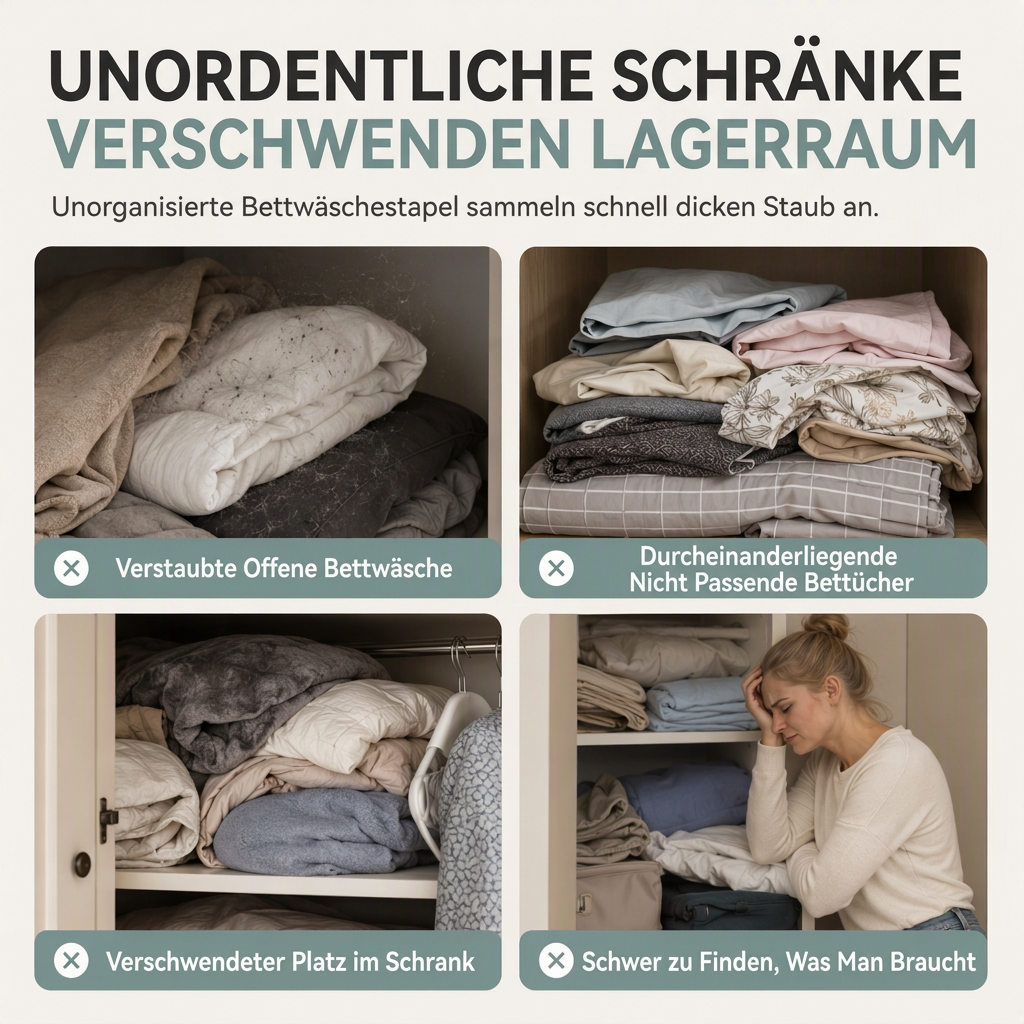 📢📢 50% RABATT📦 Großer Bettwäsche-Aufbewahrungsbeutel für Bettlaken, Bettdeckenbezüge, Decken und Kleidung