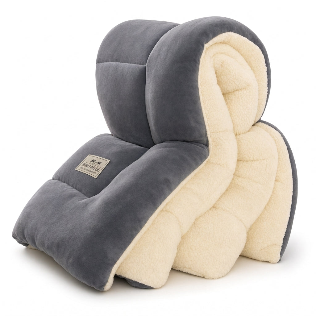 🛏️ Dicke gesteppte Winterdecke aus Schneeflocken-Samt, kuschelig warm ❄️