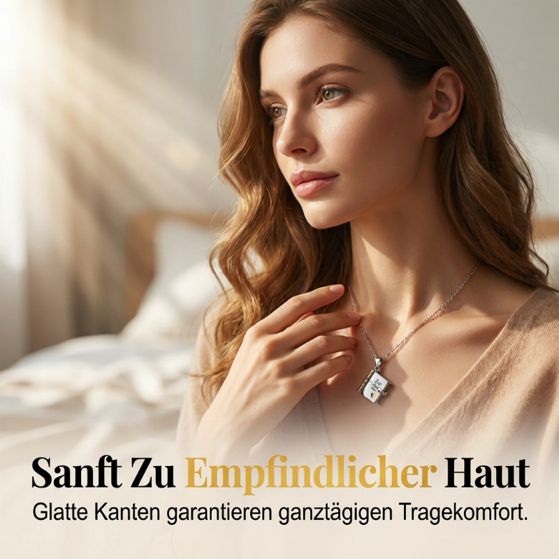 💖 50% RABATT! 📖 Herz-Buch-Halskette – Aufklappbar & besonderes Geschenk ✨
