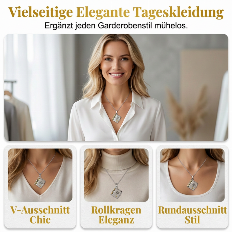 💖 50% RABATT! 📖 Herz-Buch-Halskette – Aufklappbar & besonderes Geschenk ✨