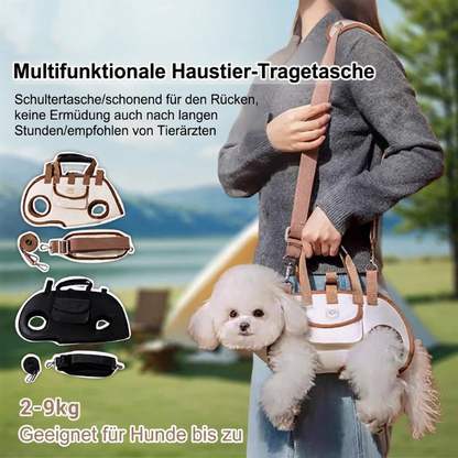 🐶 NUR FÜR KURZE ZEIT 50 % RABATT! 🐾 Tragbarer, atmungsaktiver Haustier-Tragetuchrucksack – mit Stützung für den Rücken und vielseitigem Komfort 🐕