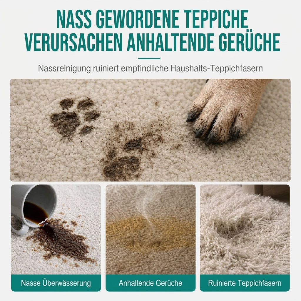 🎉🔥MEHR ALS 50.000 VERKAUFTE EXEMPLARE🌟🧼Wasserfreier Reiniger mit Bürstenschaum, entfernt Flecken sofort🧽