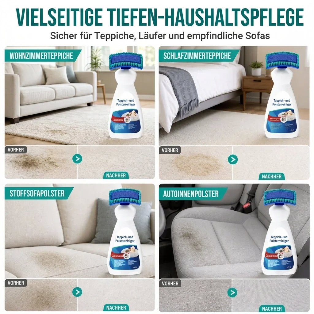 🎉🔥MEHR ALS 50.000 VERKAUFTE EXEMPLARE🌟🧼Wasserfreier Reiniger mit Bürstenschaum, entfernt Flecken sofort🧽