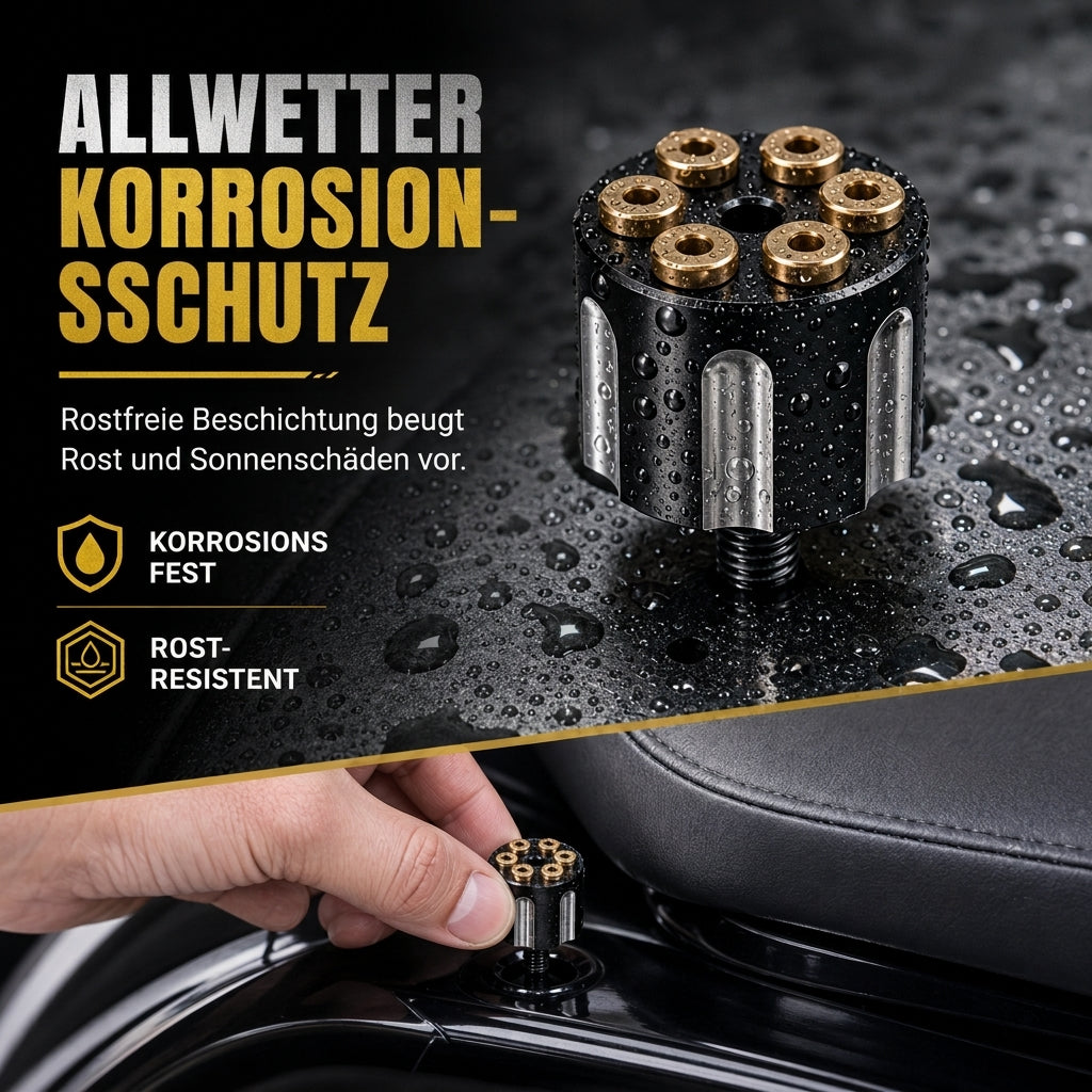 🏍️ CNC Schnellverschluss-Sitzschraube – 6 mm Aluminium, werkzeugloser Sitzbank-Bolzen