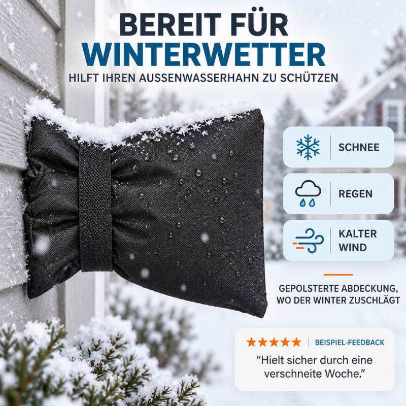 📢📢Kaufe 1，erhalte 1 gratis !!⏰Outdoor-Wasserhahnabdeckung für Winterschutz vor Frost