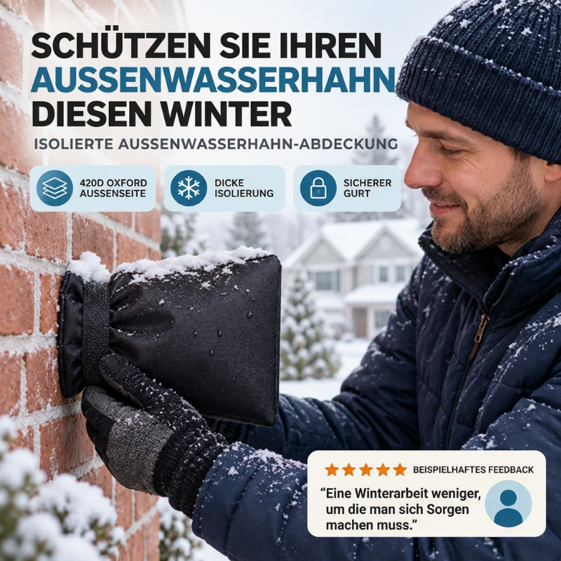 📢📢Kaufe 1，erhalte 1 gratis !!⏰Outdoor-Wasserhahnabdeckung für Winterschutz vor Frost