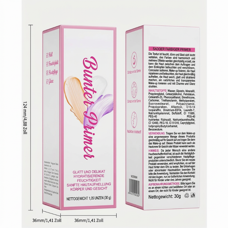 💖LETZTER TAG - KAUF 1 ERHALTEN SIE 1 GRATIS 🫧💖3-in-1 multifunktionaler Grundierer für das Gesicht vor dem Make-up