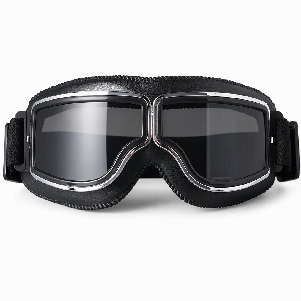 📢📢50% RABATT !!⏰Retro Motorradbrille Vintage Winddichte Fahrbrille für Cruiser-Helm und Offroad-Dirtbike