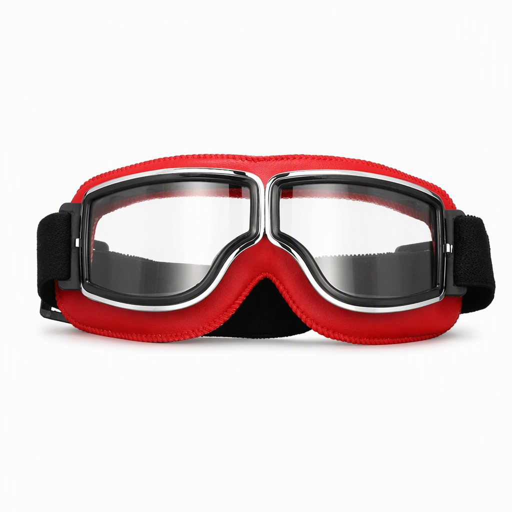📢📢50% RABATT !!⏰Retro Motorradbrille Vintage Winddichte Fahrbrille für Cruiser-Helm und Offroad-Dirtbike