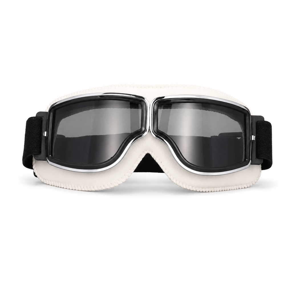📢📢50% RABATT !!⏰Retro Motorradbrille Vintage Winddichte Fahrbrille für Cruiser-Helm und Offroad-Dirtbike