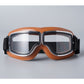📢📢50% RABATT !!⏰Retro Motorradbrille Vintage Winddichte Fahrbrille für Cruiser-Helm und Offroad-Dirtbike