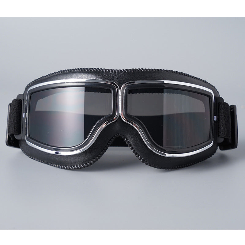 📢📢50% RABATT !!⏰Retro Motorradbrille Vintage Winddichte Fahrbrille für Cruiser-Helm und Offroad-Dirtbike