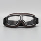 📢📢50% RABATT !!⏰Retro Motorradbrille Vintage Winddichte Fahrbrille für Cruiser-Helm und Offroad-Dirtbike