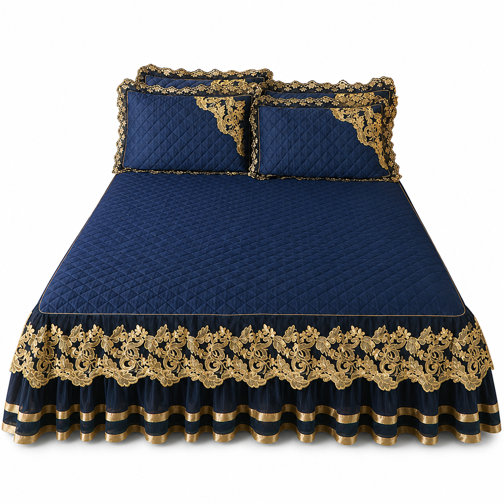 🎀 50% RABATT! 🛏️❄️ Samt-Spannbettlaken mit Spitzenbesatz – weich, hautfreundlich & rutschfest für die kalte Jahreszeit