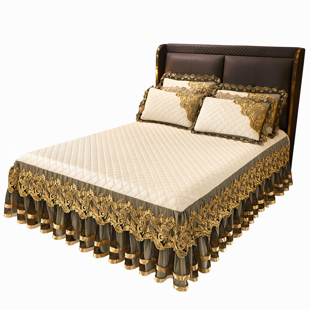 🎀 50% RABATT! 🛏️❄️ Samt-Spannbettlaken mit Spitzenbesatz – weich, hautfreundlich & rutschfest für die kalte Jahreszeit