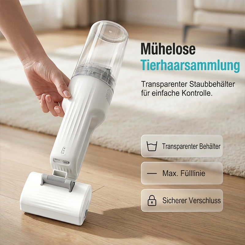 ⏳Zeitlich begrenztes Sonderangebot⏰Geräuscharmer Staubsauger zur Tierhaarentfernung